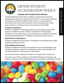Gifted Student Acceleration Policy